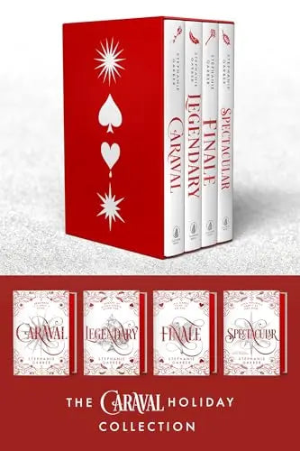 Caraval Holiday Collection sprayed-edge edition book cover
