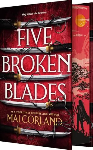 Five Broken Blades (The Broken Blades, Bk. 1, Deluxe Limited Edition) sprayed-edge edition book cover