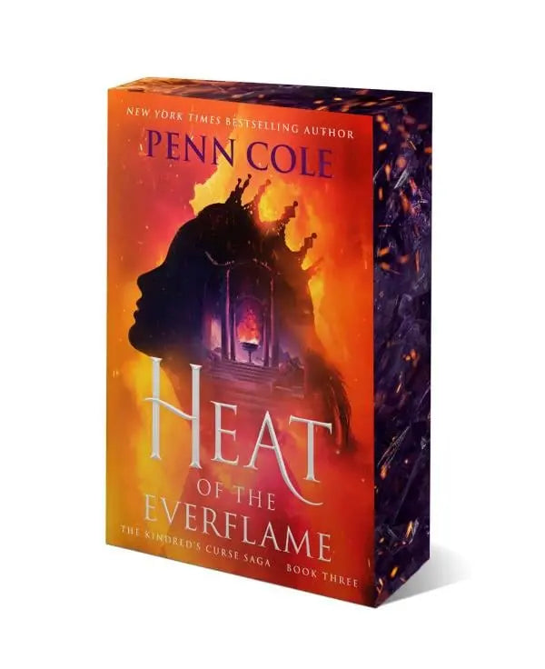 Heat of the Everflame (The Kindred's Curse Saga, Bk. 3) sprayed-edge edition book cover