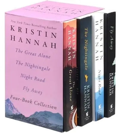 Kristin Hannah Four-Book Collection (Fly Away/Night Road/The Nightingale/The Great Alone) book cover
