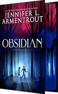 Obsidian (Lux, Bk. 1) sprayed-edge edition book cover