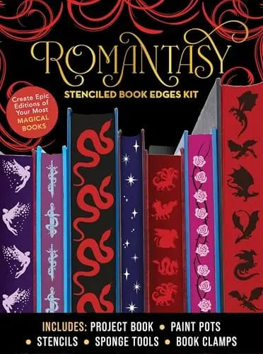 Romantasy Stenciled Book Edges Kit