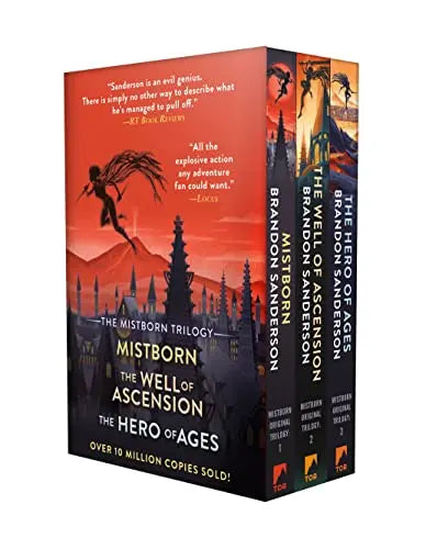 The Mistborn Trilogy (Mistborn/The Well of Ascension/The Hero of Ages) book cover