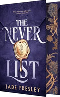 The Never List sprayed-edge edition book cover