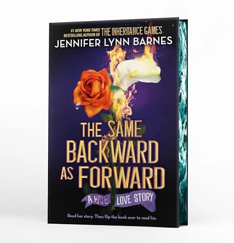 The Same Backward as Forward (The Inheritance Games, Deluxe Limited Edition) sprayed-edge edition book cover