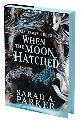 When the Moon Hatched (The Moonfall Series, Bk. 1) sprayed-edge edition book cover