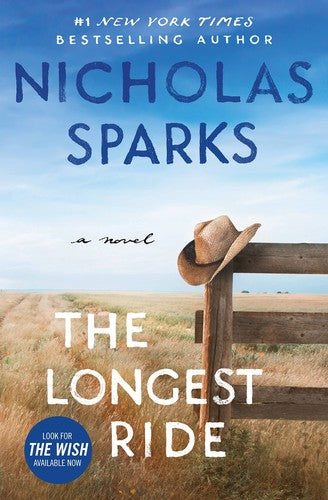 The Longest Ride by Nicholas Sparks Paperback book cover